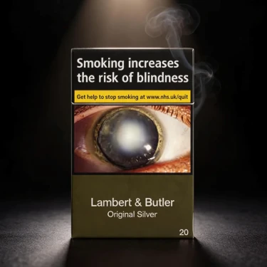 Lambert & Butler (Big Eyes) Original Silver King Size Cigarettes