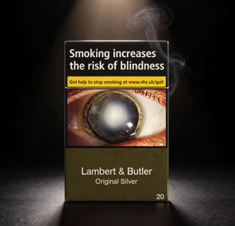 Lambert & Butler (Big Eyes) Original Silver King Size Cigarettes